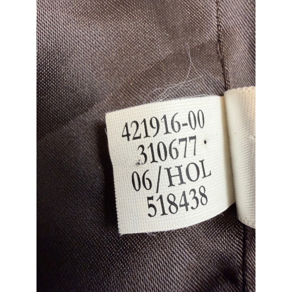 Banana Republic Heritage Wool Linen Herringbone Blazer Brown Elbow Patch Size 8 - Picture 9 of 10